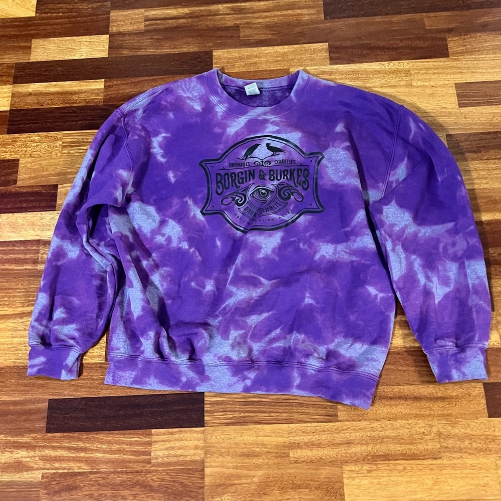 Harry Potter Borgin & Burkes Tie Dye Sweatshirt size L